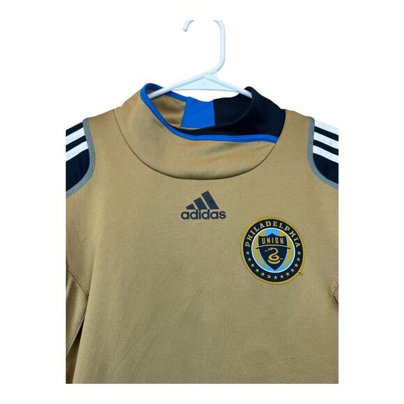 Adidas PHILADELPHIA UNION Soccer TRAINING FORMOTION Sweat Shirt Jersey Top Men S - Picture 3 of 6